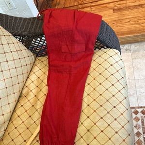 Banana Republic reddish joggers size s